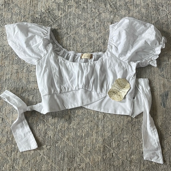 Altar’d State crop top, white, size small - Picture 1 of 3